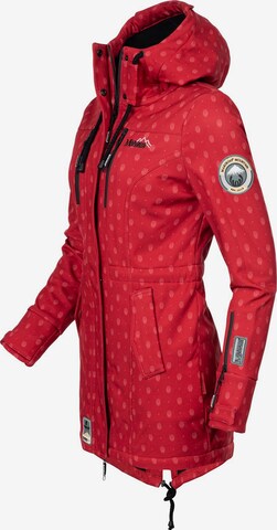 MARIKOO Функционално палто 'Zimtzicke' в червено