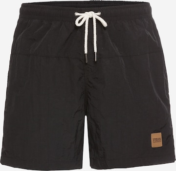 Urban Classics Board Shorts in Black: front