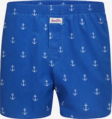 Sugar Pine Boxershorts 'Anker' in Blauw: voorkant