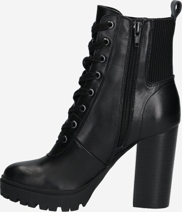 Bottines à lacets 'LATCH' STEVE MADDEN en noir : sur le côté