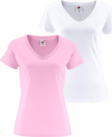 FRUIT OF THE LOOM Shirt in Pink