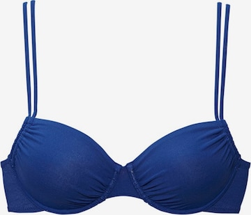 Top per bikini 'Happy' di BUFFALO in blu: frontale