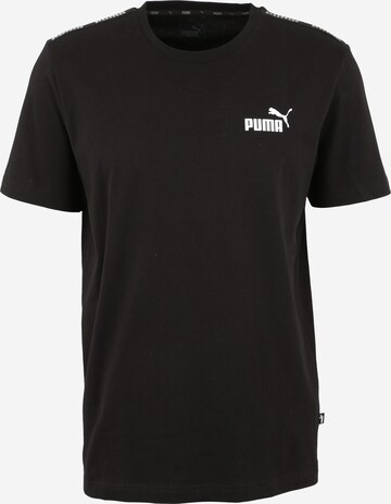 T-Shirt fonctionnel 'Amplified' PUMA en noir : devant