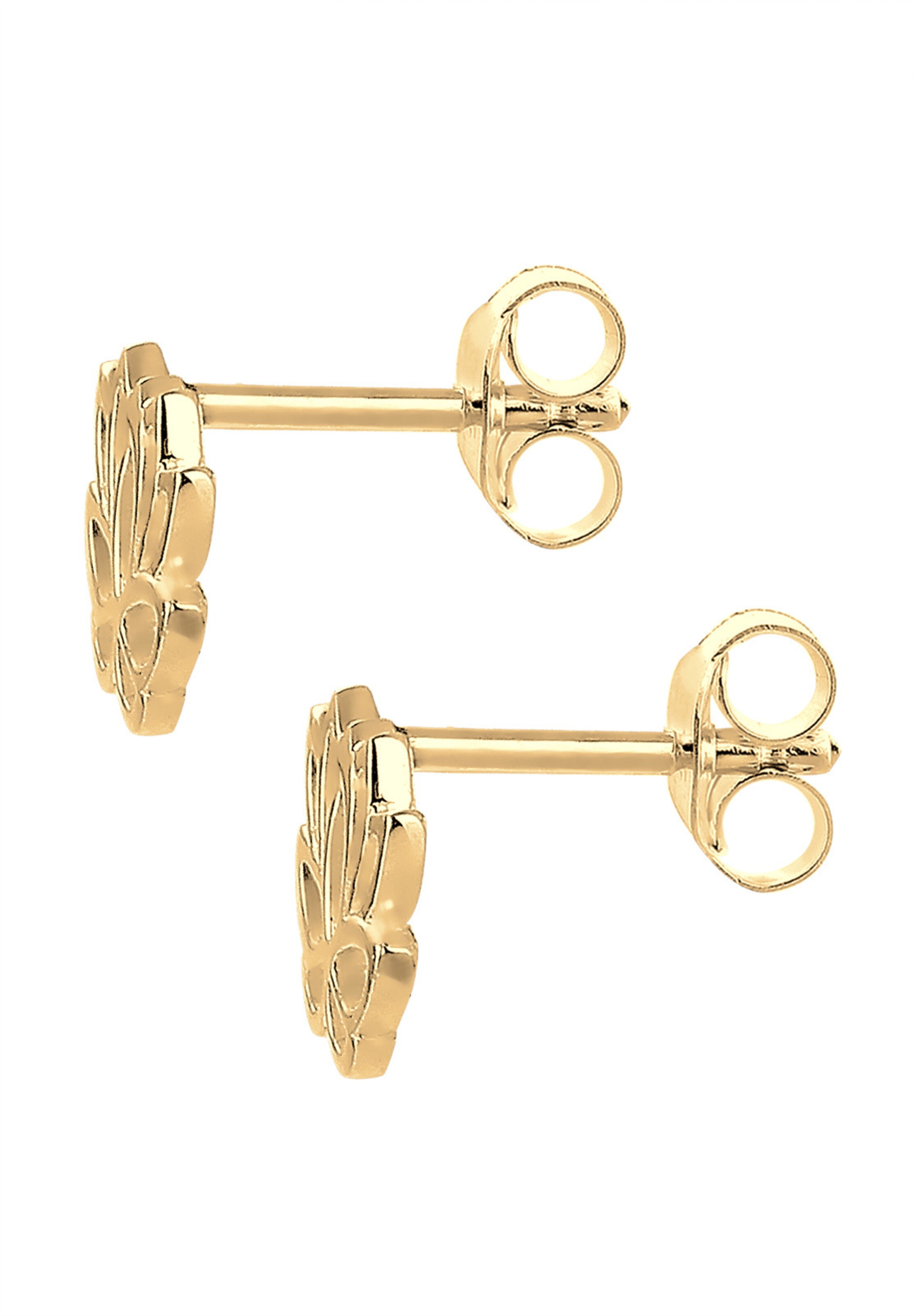 ELLI Oorbellen 'Lotusblume' in Goud