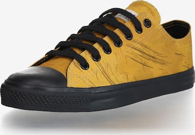Ethletic Sneakers laag in de kleur Goudgeel / Zwart, Productweergave