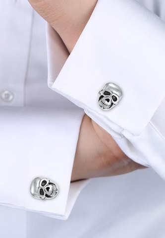 KUZZOI Cufflinks in Silver: front