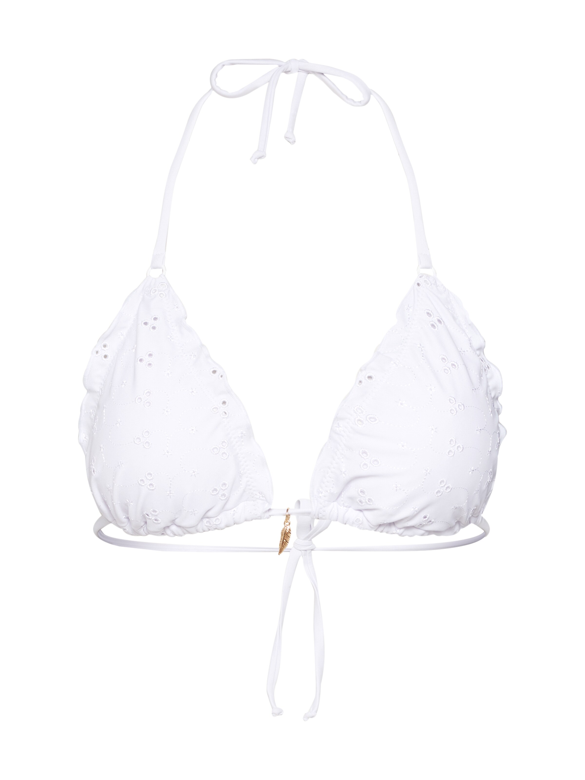 Hunkemöller - Bikinitop 'White Iris' in de kleur Wit