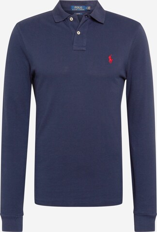 Slim fit Maglietta di Polo Ralph Lauren in blu: frontale