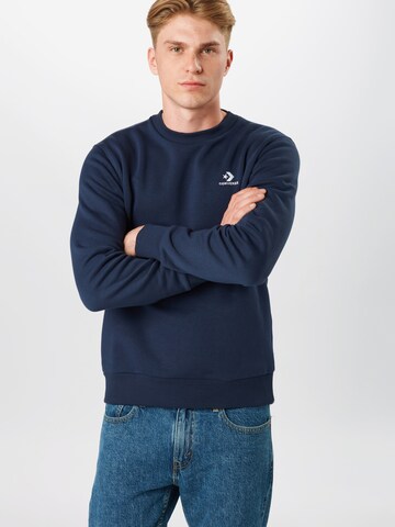 CONVERSE Regular fit Sweatshirt in Blauw: voorkant