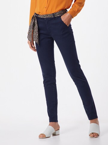 Coupe slim Pantalon 'PAN f LIDY5' Le Temps Des Cerises en bleu : devant