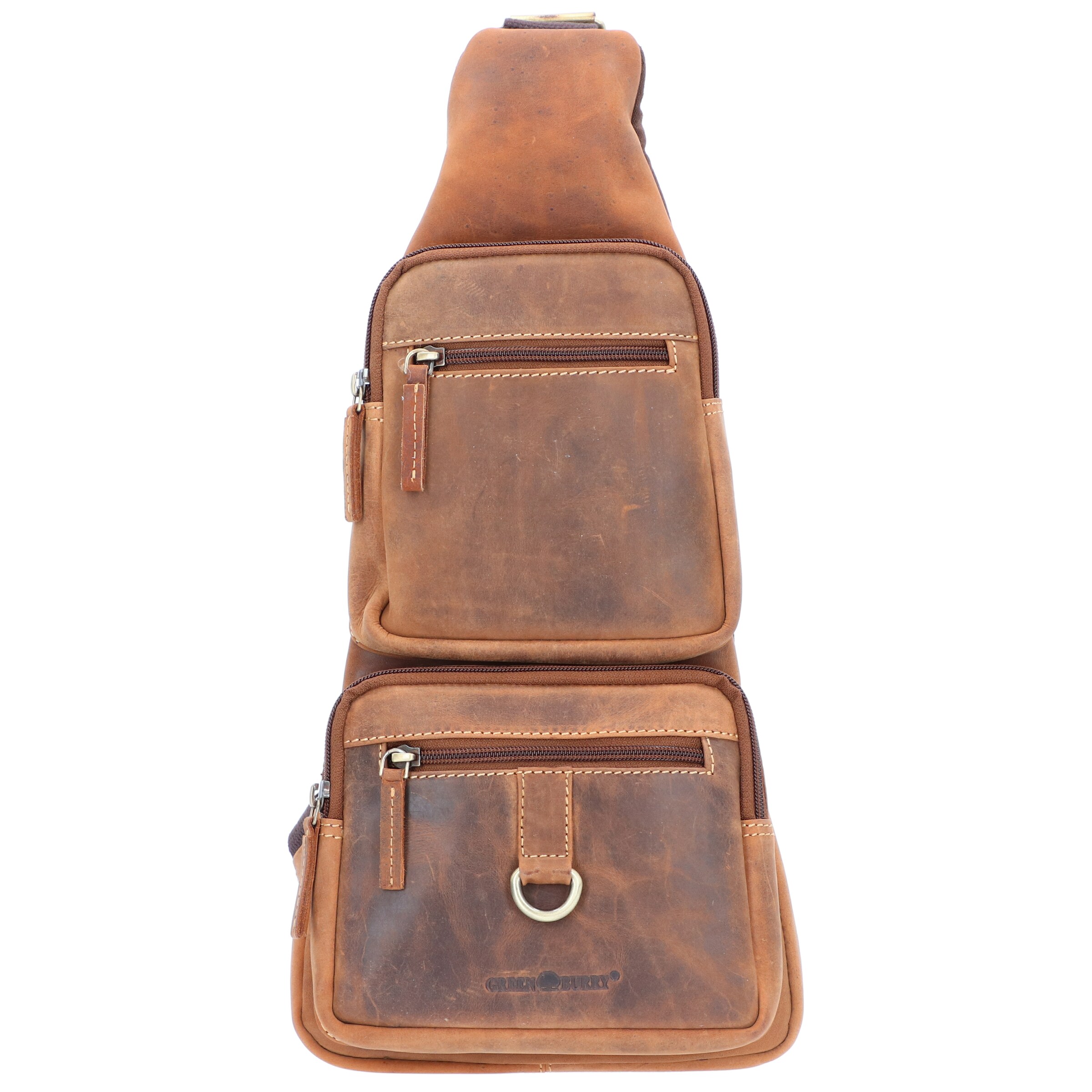 GREENBURRY Crossbody bag in Brown: front