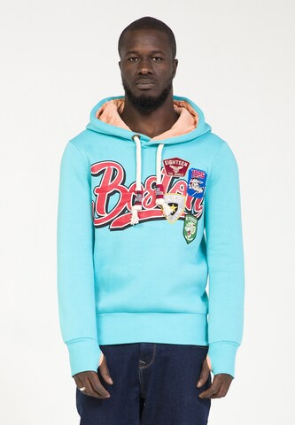 PLUS EIGHTEEN Pullover in Blau: Vorderseite