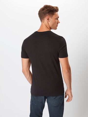 T-Shirt 'Slim 2Pk Crewneck' LEVI'S ® en noir : derrière