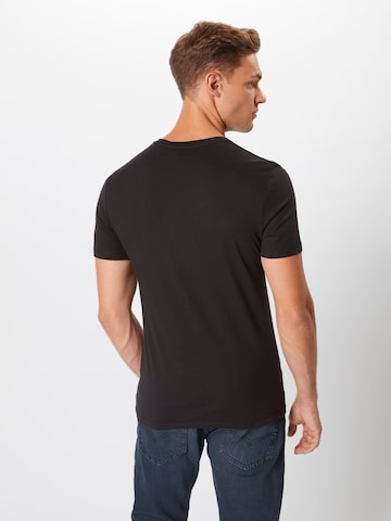 LEVI'S ® Shirt 'Slim 2Pk Crewneck' in Schwarz: zadná strana