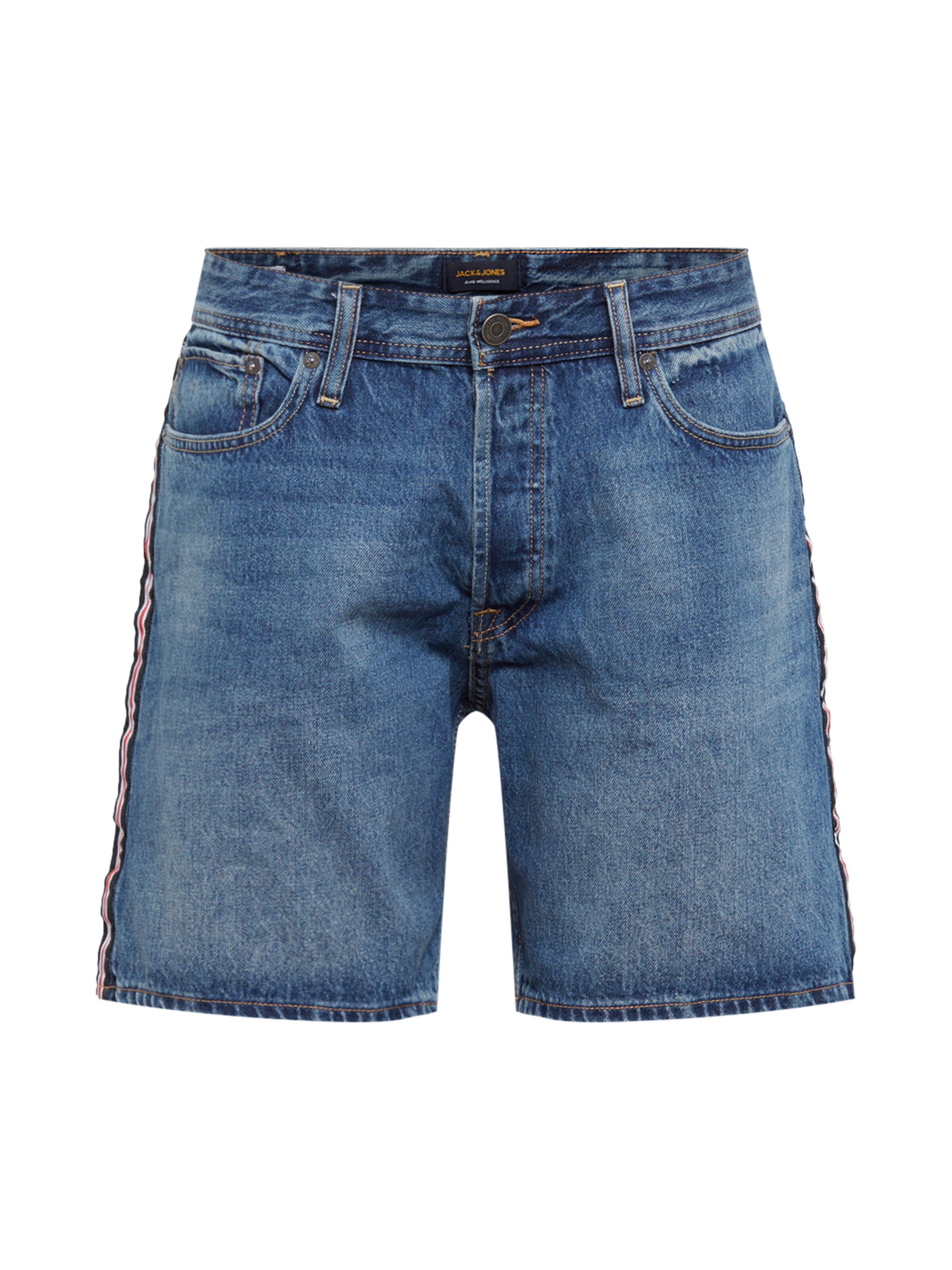 JACK & JONES - Jeans 'CHRIS' in de kleur Blauw denim