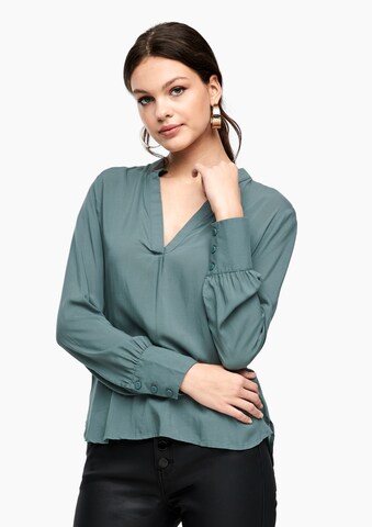 QS Bluse in Blau