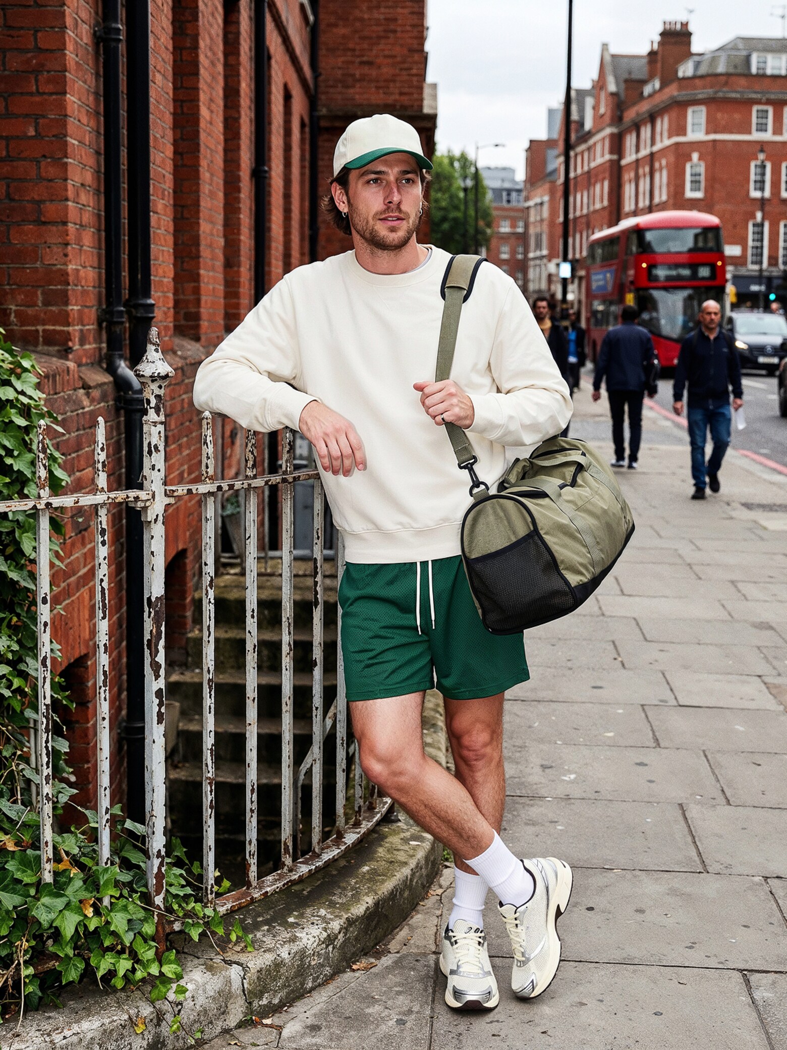 The AY Style Edit - Green And Cream Sporty Look