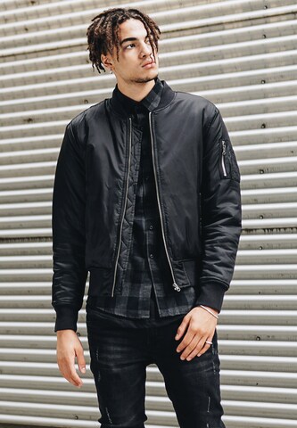 Urban Classics Přechodná bunda ' Basic Bomber Jacket ' – béžová