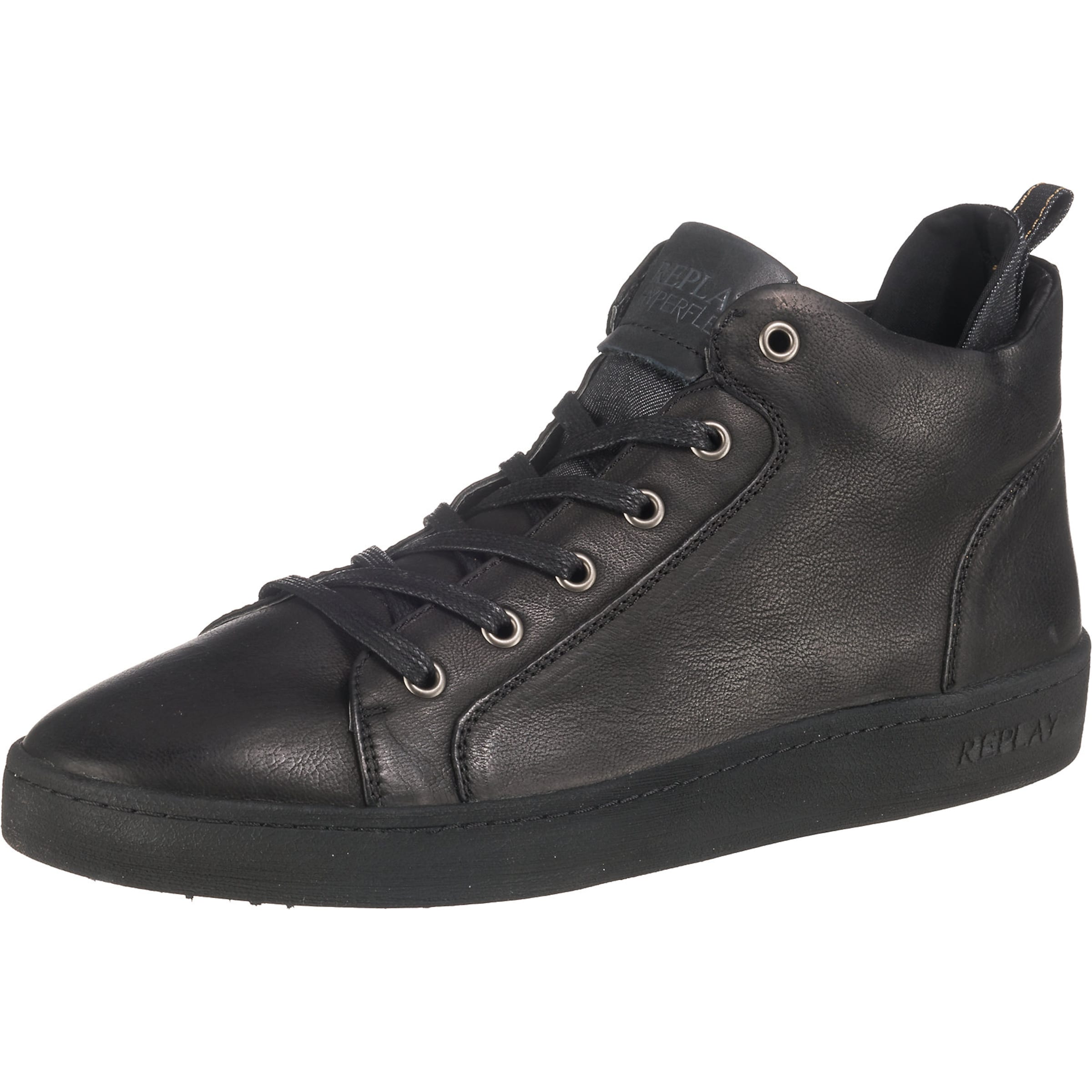 REPLAY - Sneakers hoog 'Exodus' in de kleur Zwart