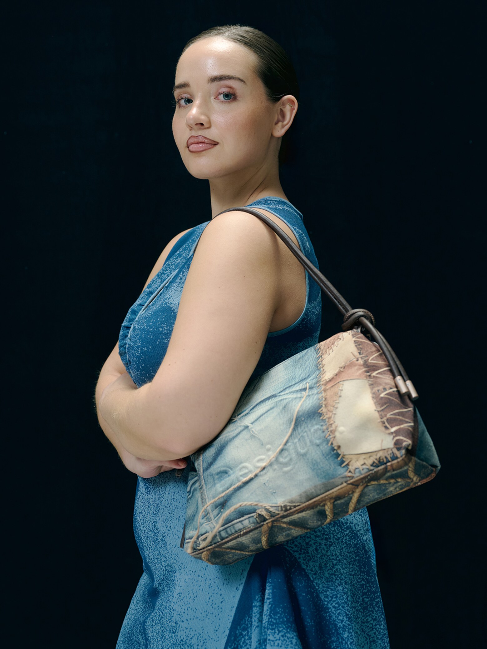 Greta A - Blue Dress Layering Look