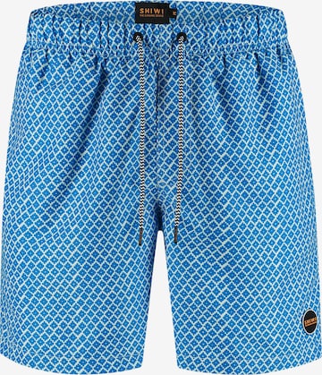 regular Pantaloncini da bagno di Shiwi in blu: frontale