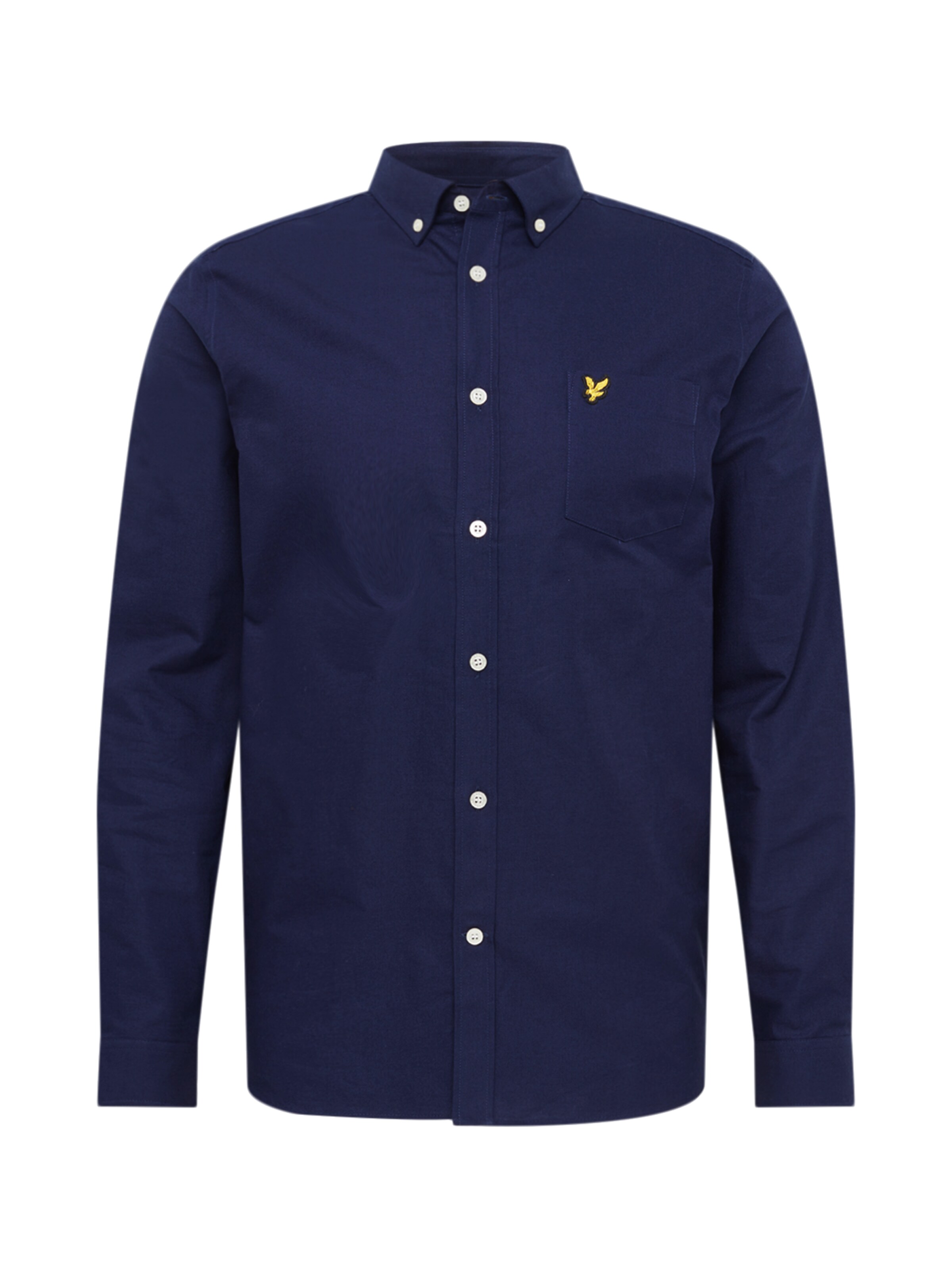 Lyle & Scott - Overhemd 'Oxford Shirt' in de kleur Navy