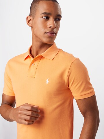 Polo Ralph Lauren T-shirt 'SSKCSLIM1-SHORT SLEEVE-KNIT' i orange