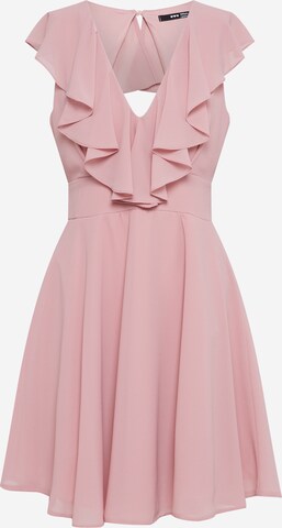 Robe de cocktail TFNC en rose : devant