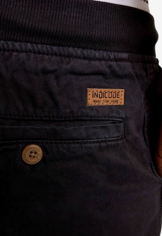 INDICODE JEANS Loose fit Chino Pants 'Carver' in Black