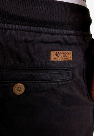 INDICODE JEANS Loosefit Chino 'Carver' in Zwart