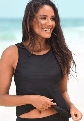 LASCANA Bralette Tankini top in Black: front