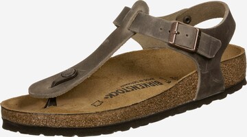 BIRKENSTOCK Zehentrenner 'Kairo' in Braun: predná strana