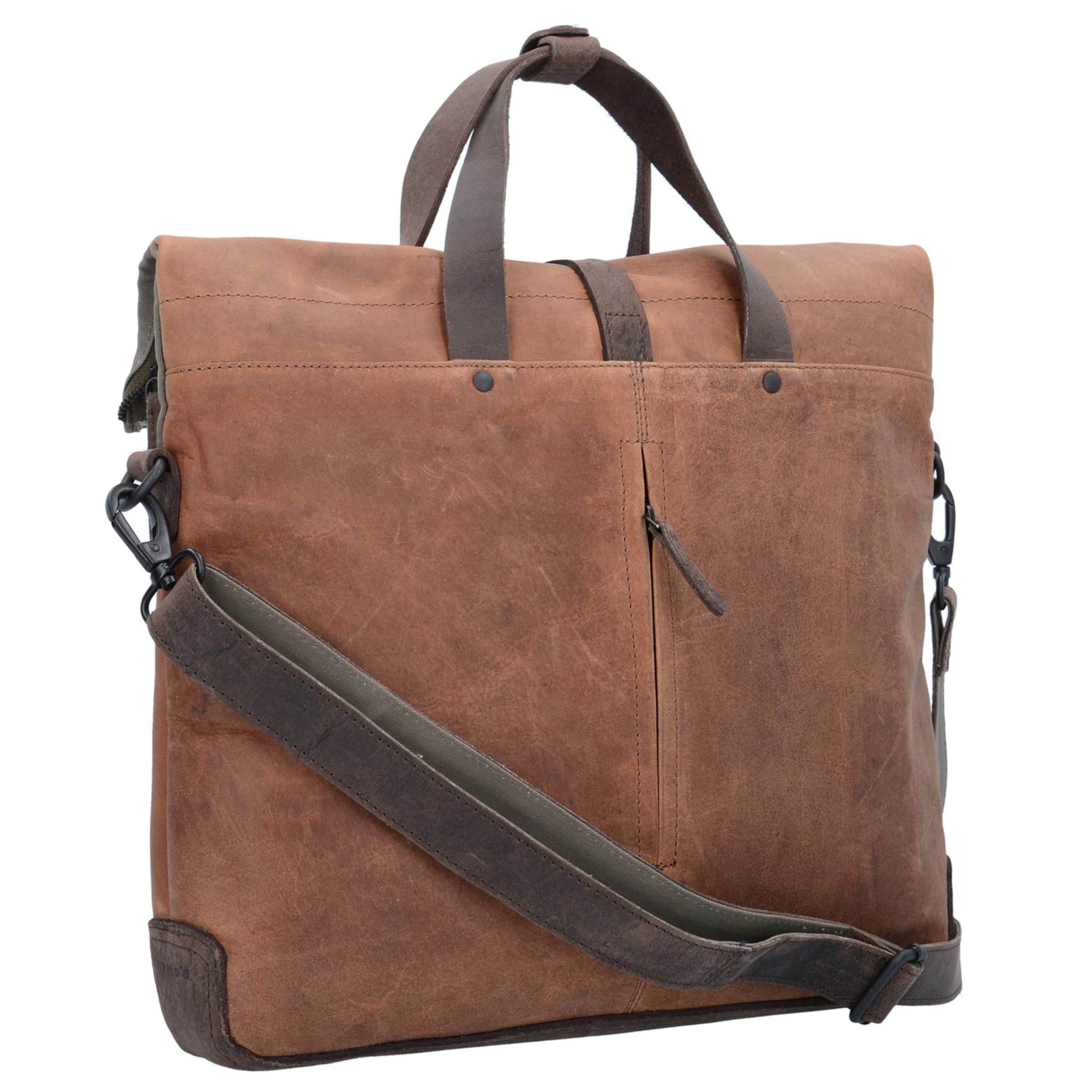 Harold's Aktentasche 'Twister' in Braun