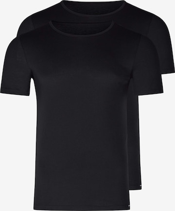 Skiny Shirt in Schwarz: predná strana