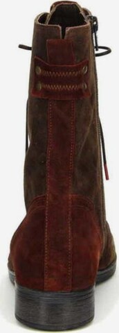 THINK! Lace-Up Ankle Boots in Brown