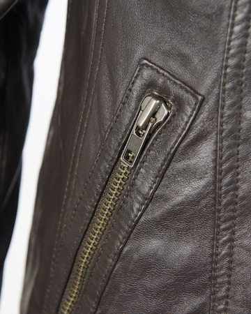 MUSTANG Lederjacke 'Lelu' in Braun
