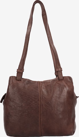 Harold's Shoulder Bag 'Submarine' in Brown: front