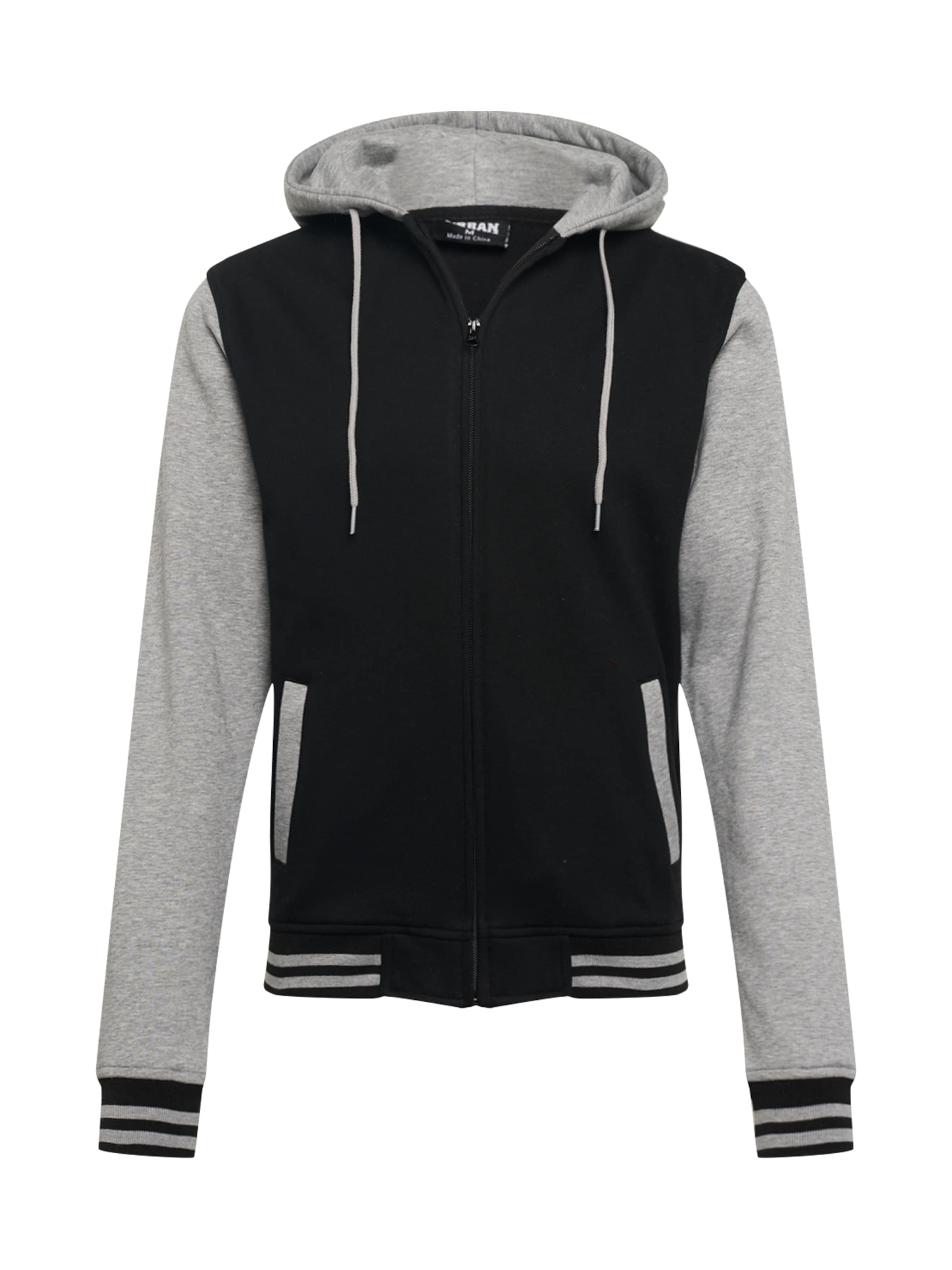 Urban Classics Sweatjacka i svart: framsida