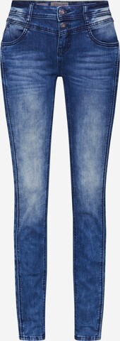 STREET ONE Slimfit Jeans 'Jane' in Blauw: voorkant
