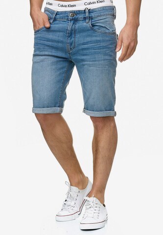 INDICODE JEANS Regular Jeans 'Caden' in Blauw: voorkant