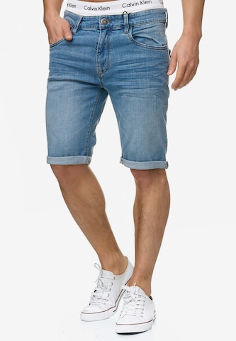 INDICODE JEANS Regular Jeans 'Caden' in Blauw: voorkant