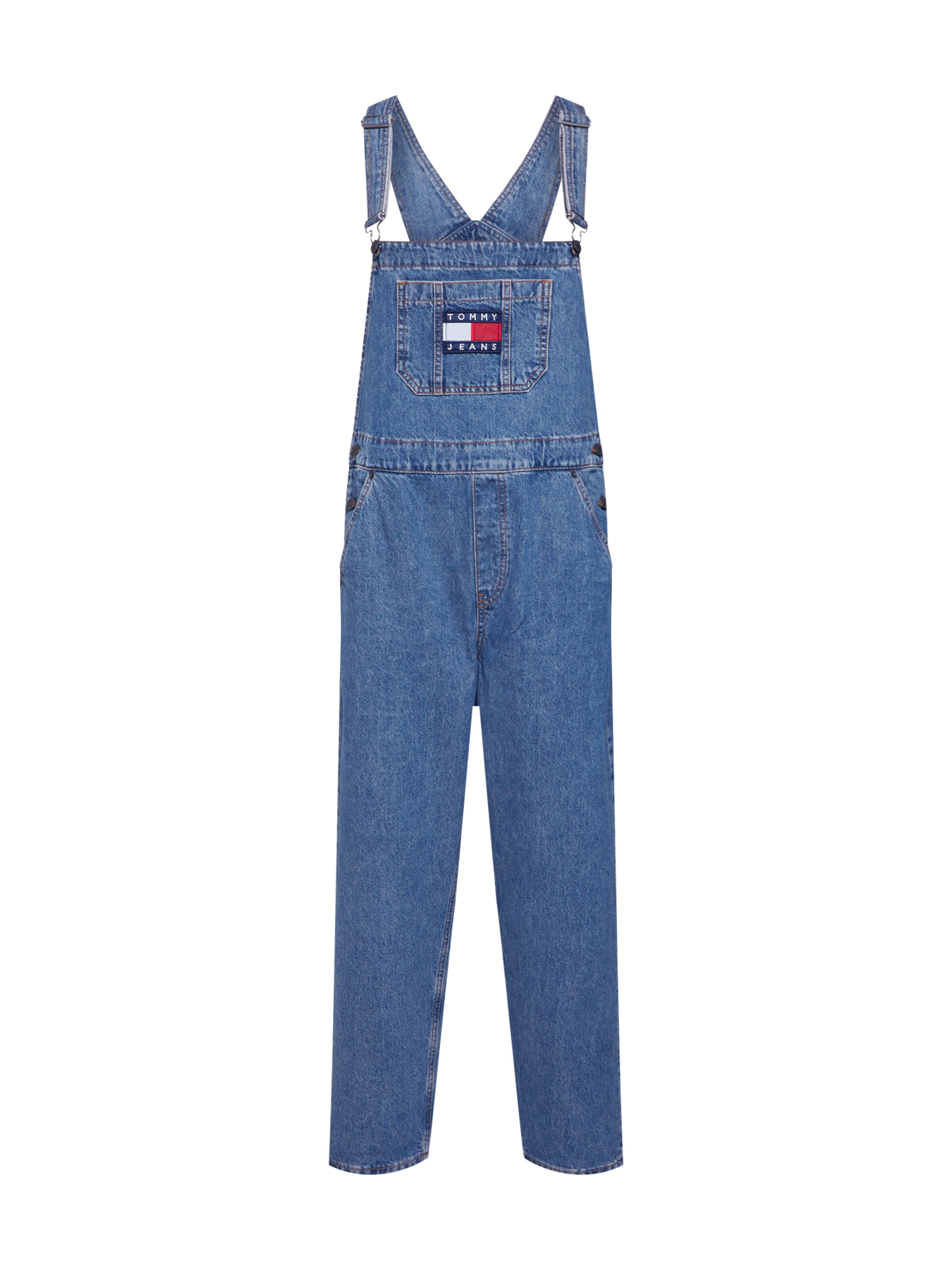 Tommy Jeans - Tuinbroek jeans in de kleur Blauw denim