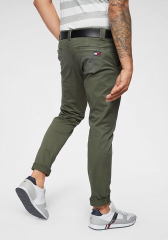 Tommy Jeans Slimfit Chinohose in Grün