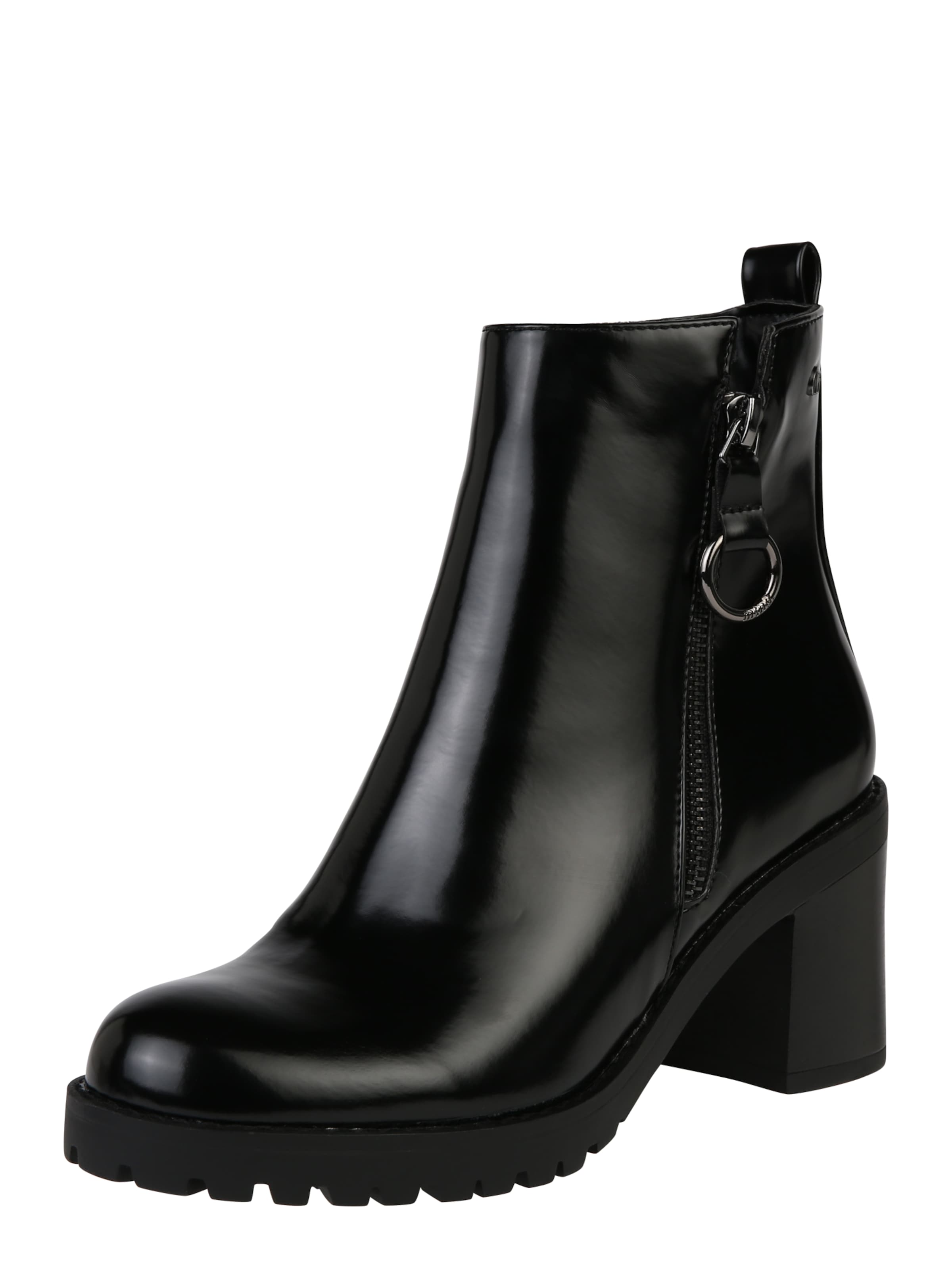 MTNG - Enkellaarsjes 'MAYA' in de kleur Zwart