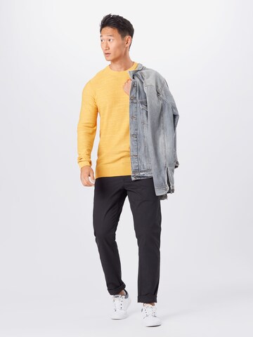 SELECTED HOMME Regular Fit Pullover 'Buddy' i gul