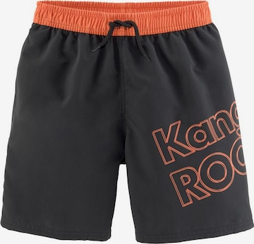 KangaROOS Board Shorts in Black: front