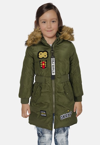 CIPO & BAXX Winter Jacket in Green: front