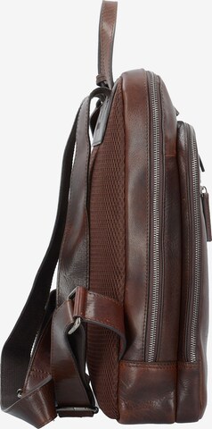 LEONHARD HEYDEN Backpack 'Roma' in Brown