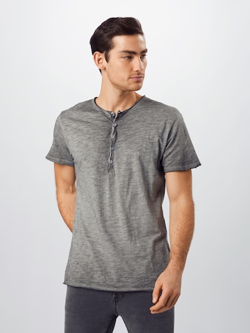 Key Largo Shirt 'Lemonade' in Grey: front