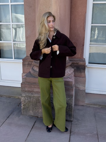 Brown Jacket Look by VILA